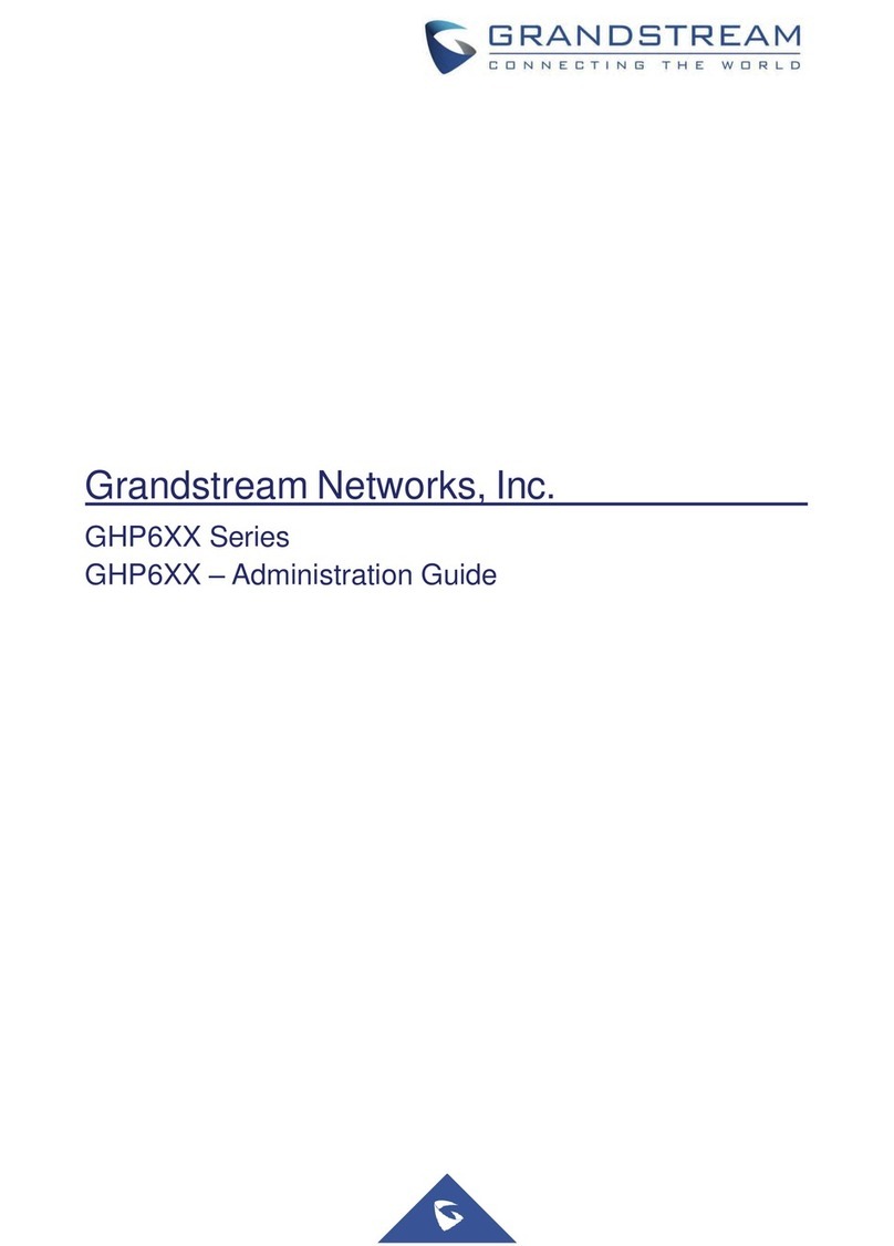 Grandstream Networks GHP6 Series Administration guide
