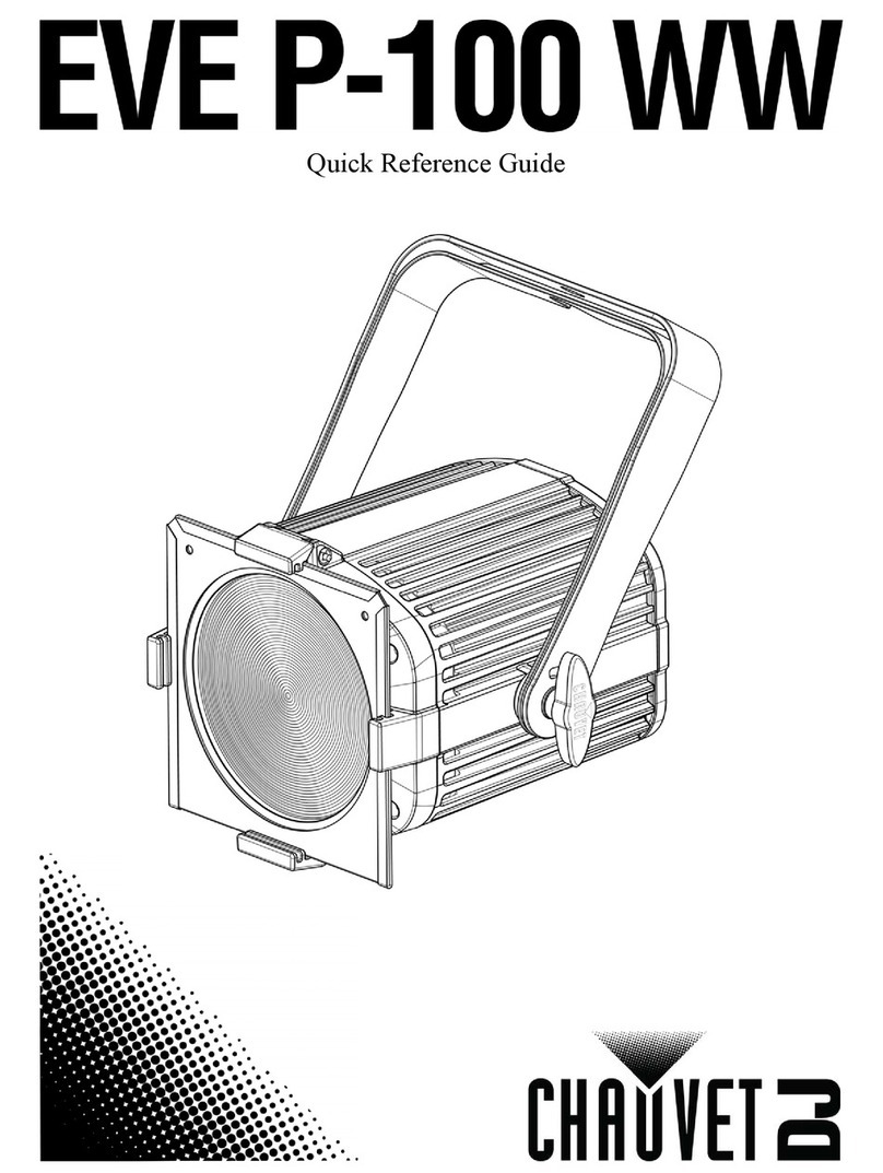 Chauvet DJ EVE P-100 WW Quick reference guide