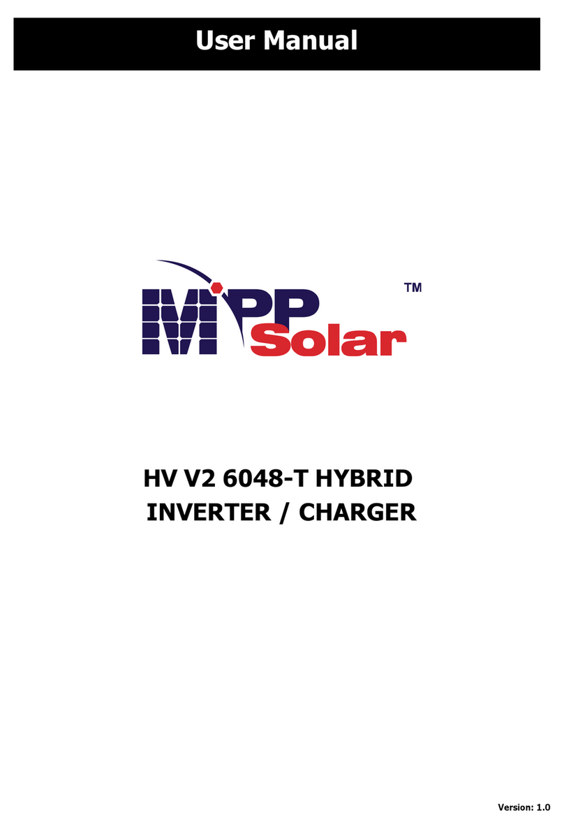 MPP Solar HV V2 6048-T User manual
