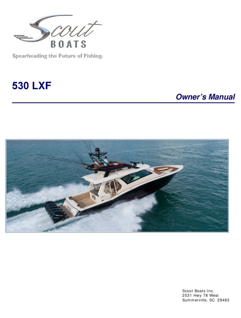Scout Boats 530 LXF owner's manual