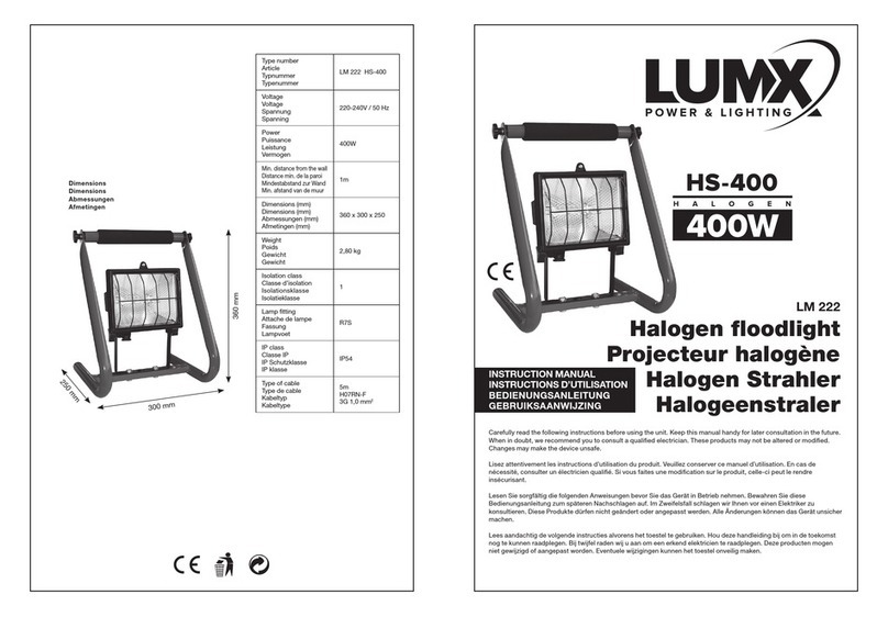 LumX LM 222 User manual