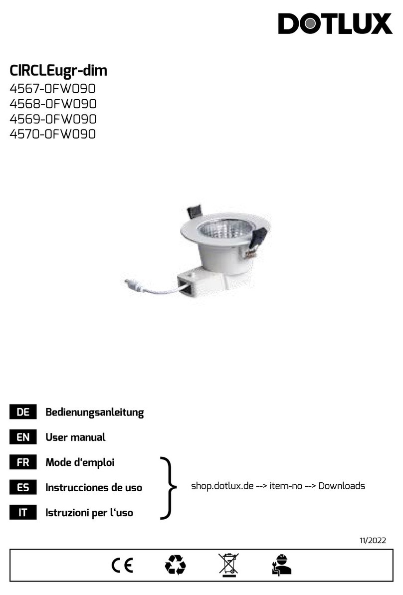 DOTLUX CIRCLEugr-dim user manual