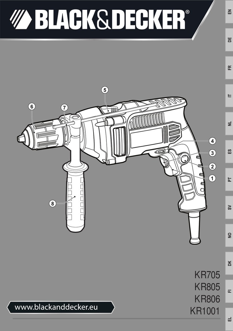 Black & Decker KR705 KR805 User manual
