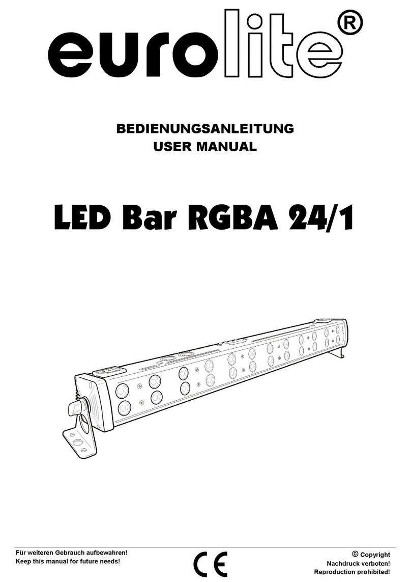 EuroLite LED Bar RGBA 24/1 user manual