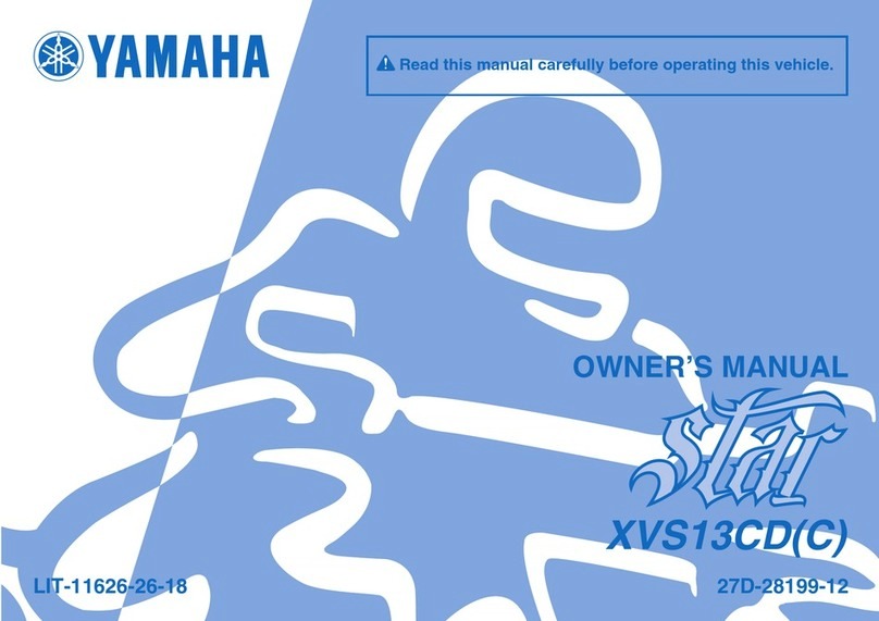 Yamaha star 2012 User manual
