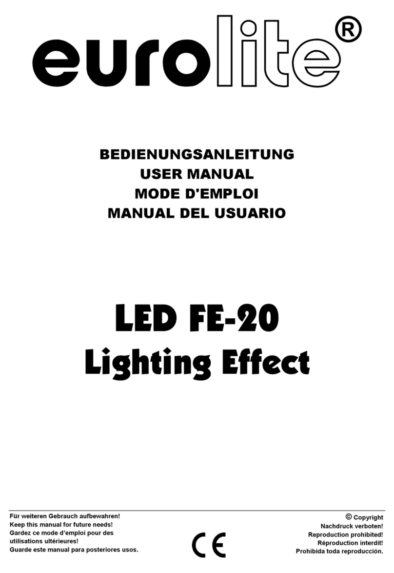 EuroLite LED FE-20 Lighting Effect user manual