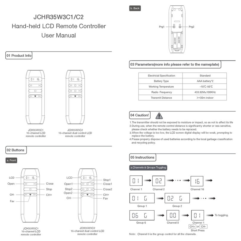 Jiecang JCHR35W3C1 user manual