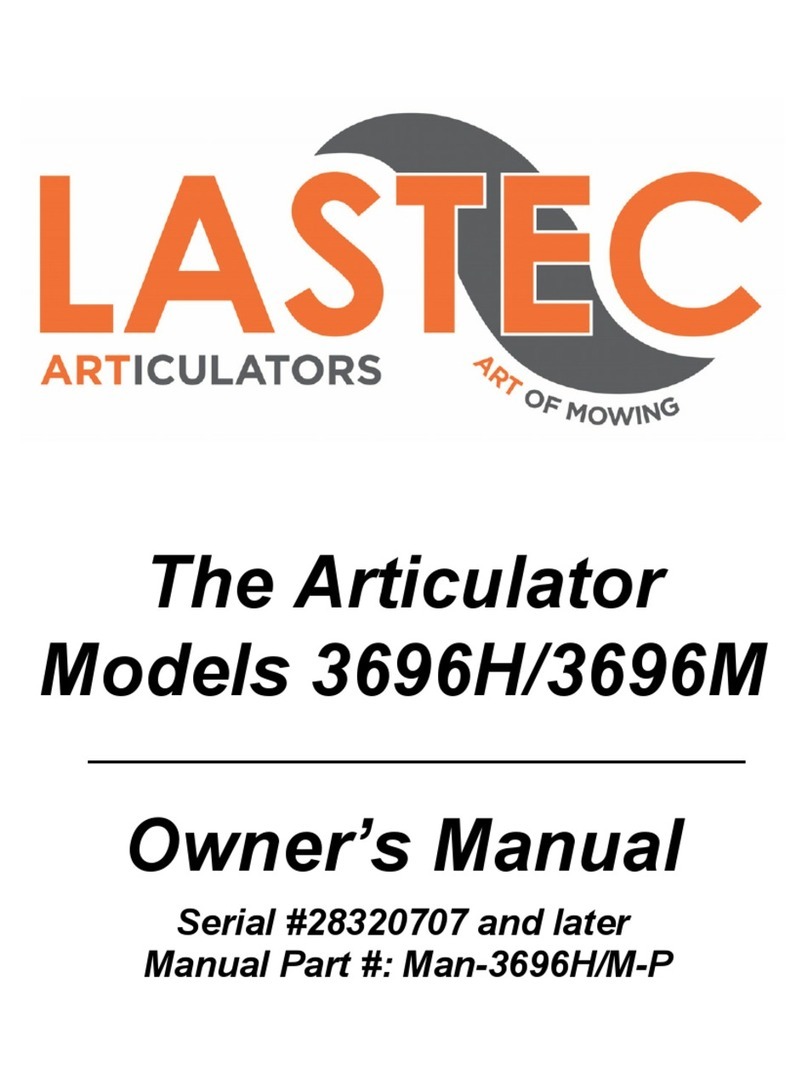Lastec The Articulator 3696H owner's manual
