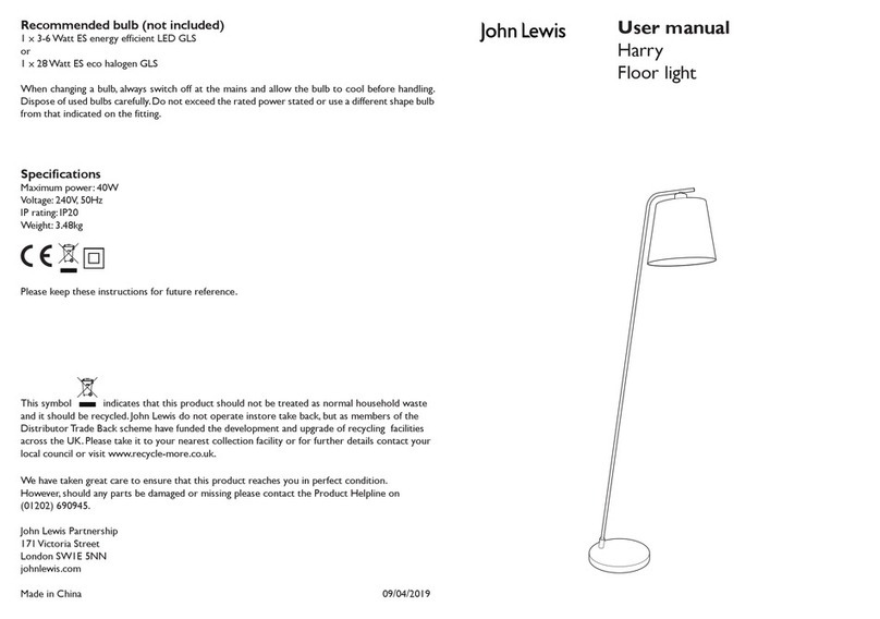 John Lewis Harry User manual John Lewis Harry User manual