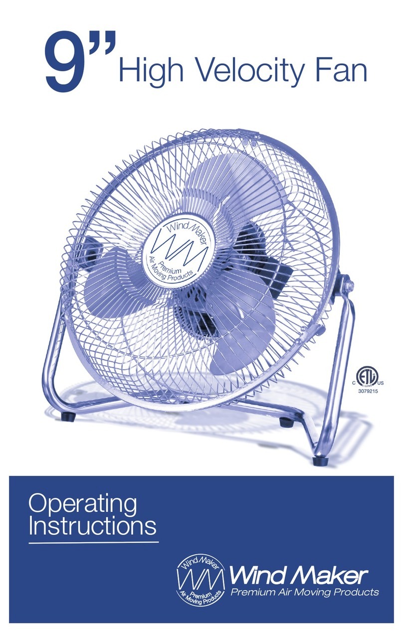 Wind Maker CH-V9 operating instructions