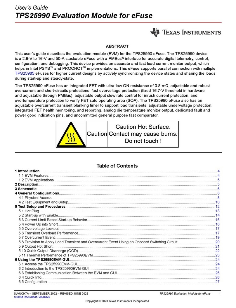 Texas Instruments TPS25990 User manual