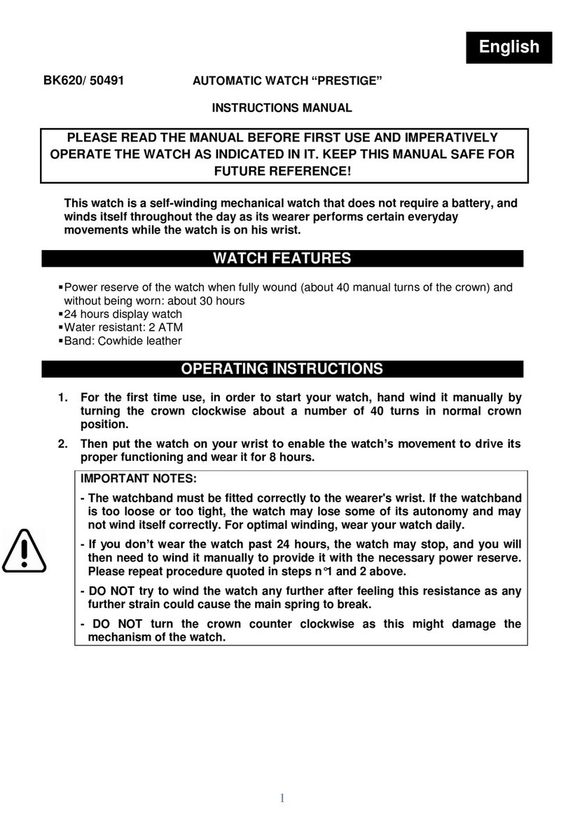 EML PRESTIGE BK620 instruction manual