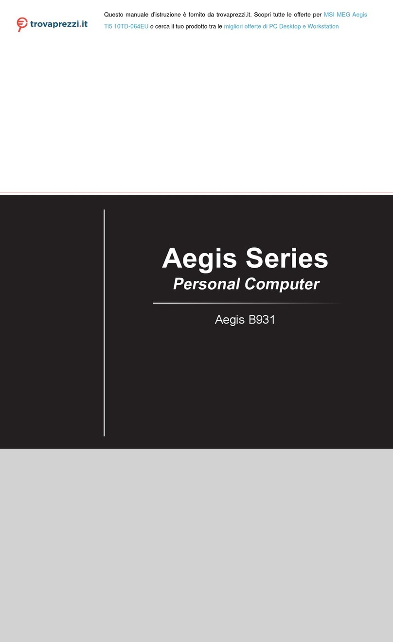 MSI Aegis Ti5 10TD-064EU User manual MSI Aegis Ti5 10TD-064EU User manual