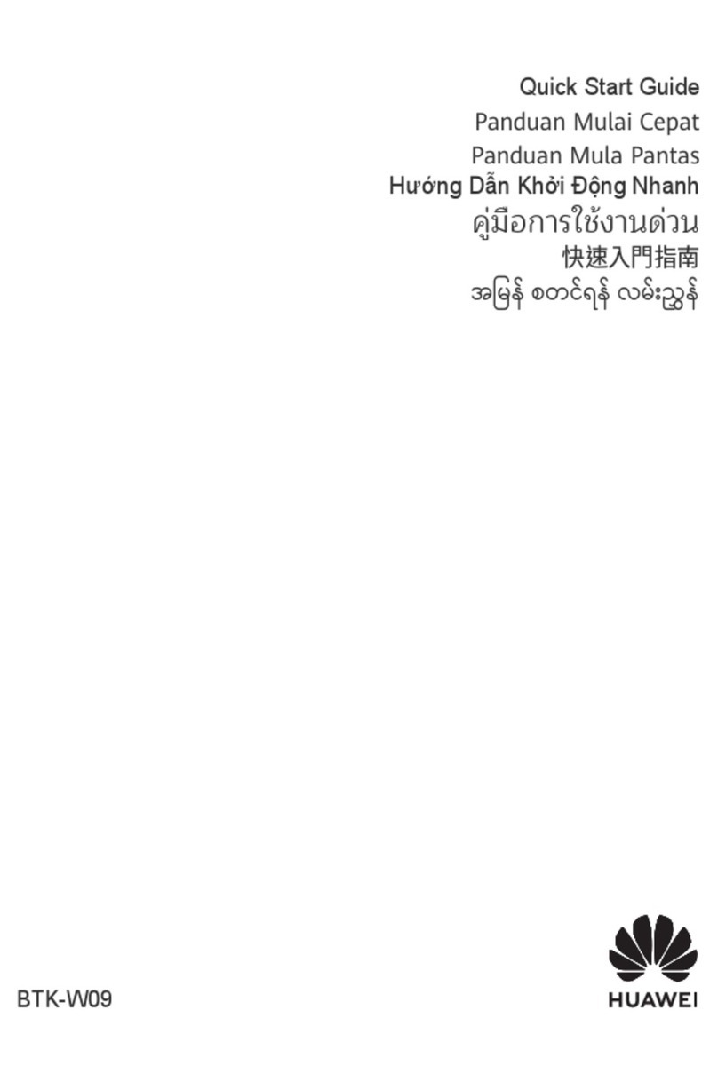 Huawei : BTK-W09 quick start guide