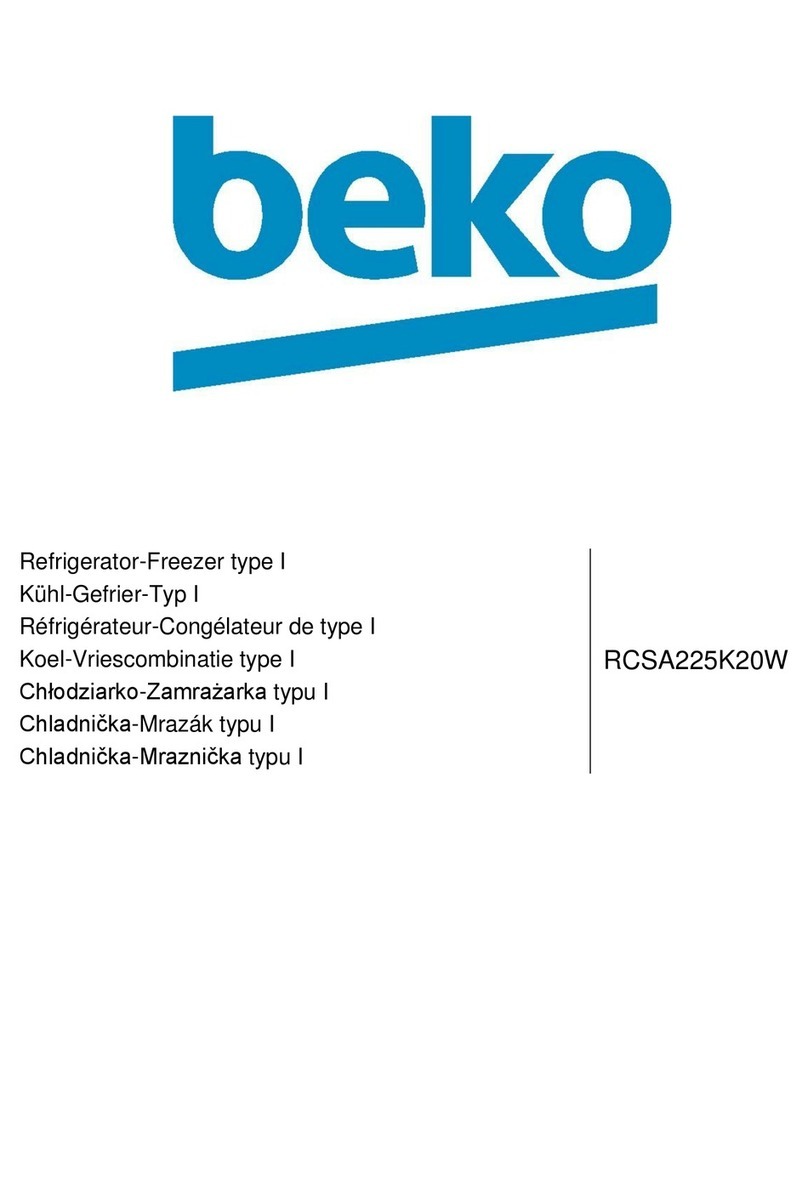 Beko RCSA225K20W manual