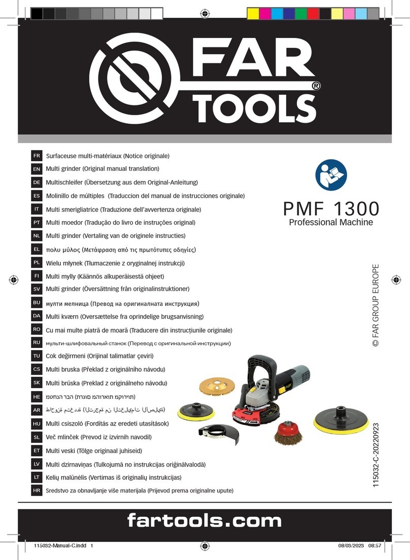 Far Tools PMF 1300 Original manual translation