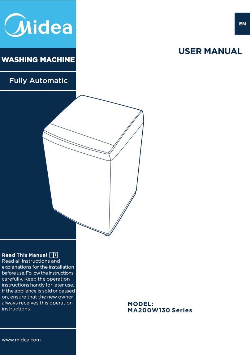 Midea MA200W130 Series User manual Midea MA200W130 Series User manual