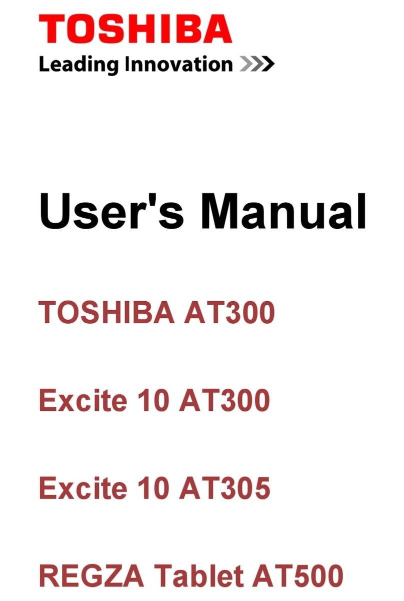 Toshiba Excite 10 AT300 user manual