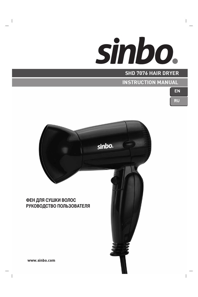 Sinbo SHD 7076 User manual