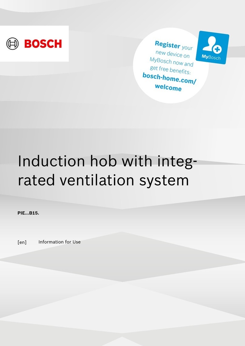 Bosch PIE611B15E Specification sheet