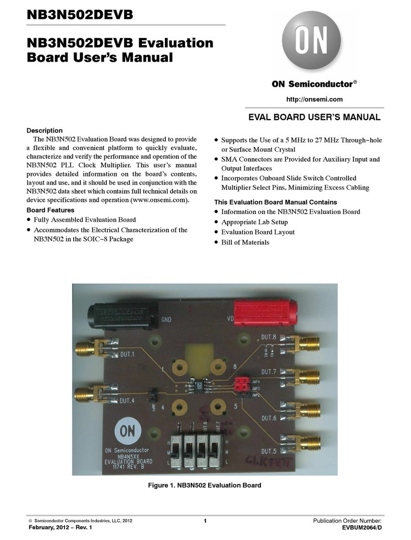 ON Semiconductor NB3N502DEVB User manual ON Semiconductor NB3N502DEVB User manual