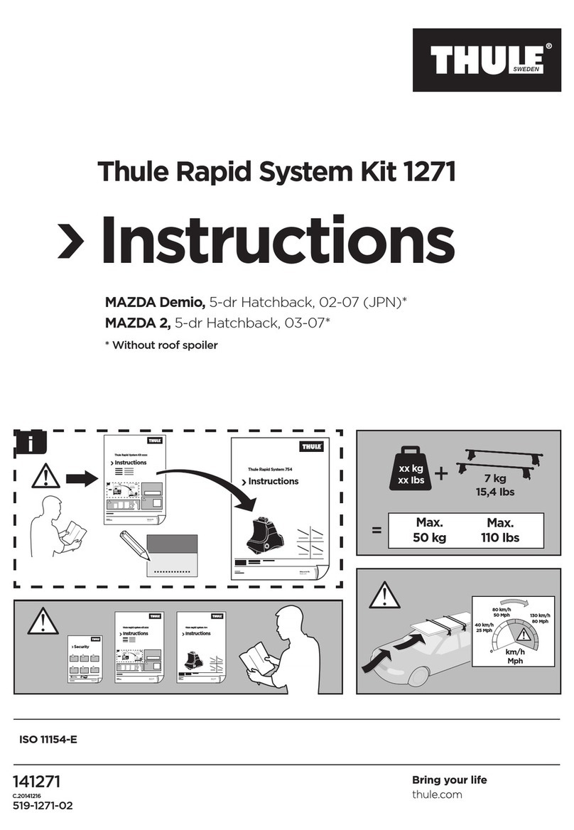 Thule 1271 User manual