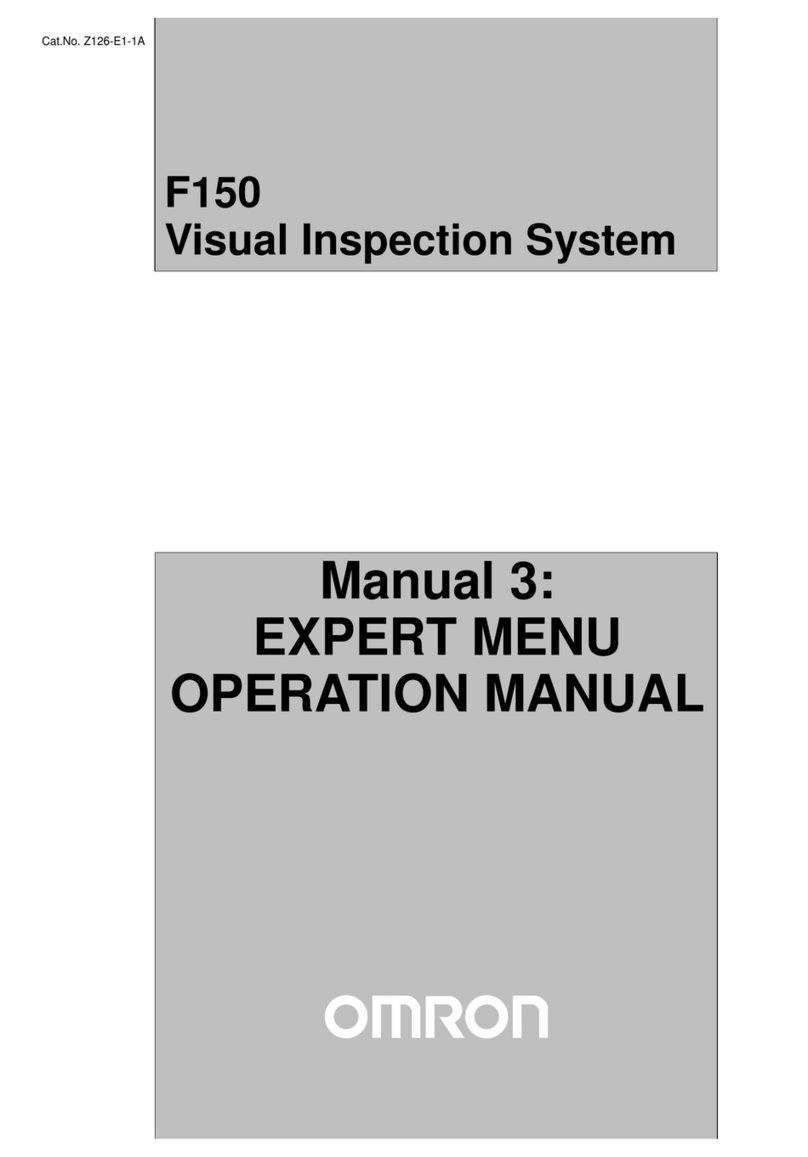 Omron F150 Operation manual