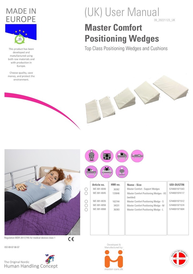 Mastercare Master Comfort MC 001-8040 user manual