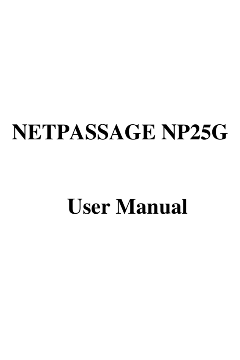 Compex NETPASSAGE NP25G user manual
