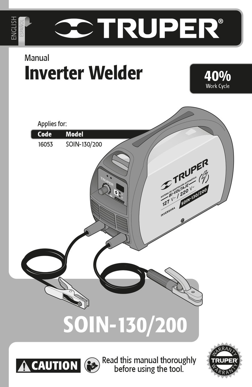 Truper SOIN-130/200 User manual
