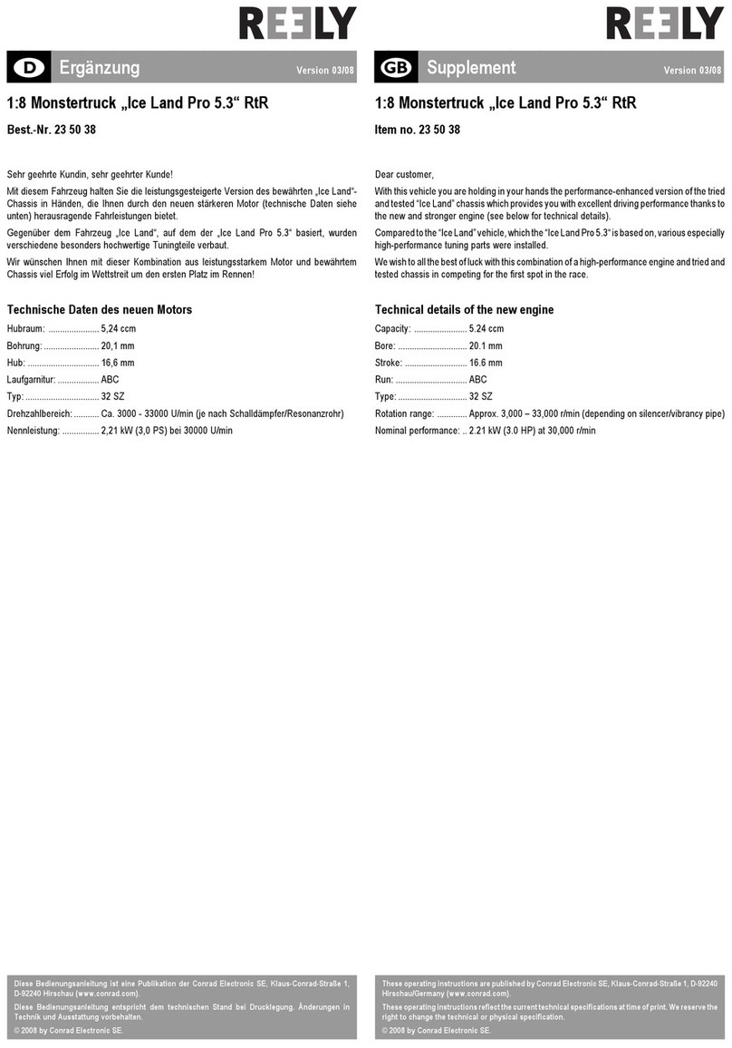 Reely Ice Land Pro 5.3 manual
