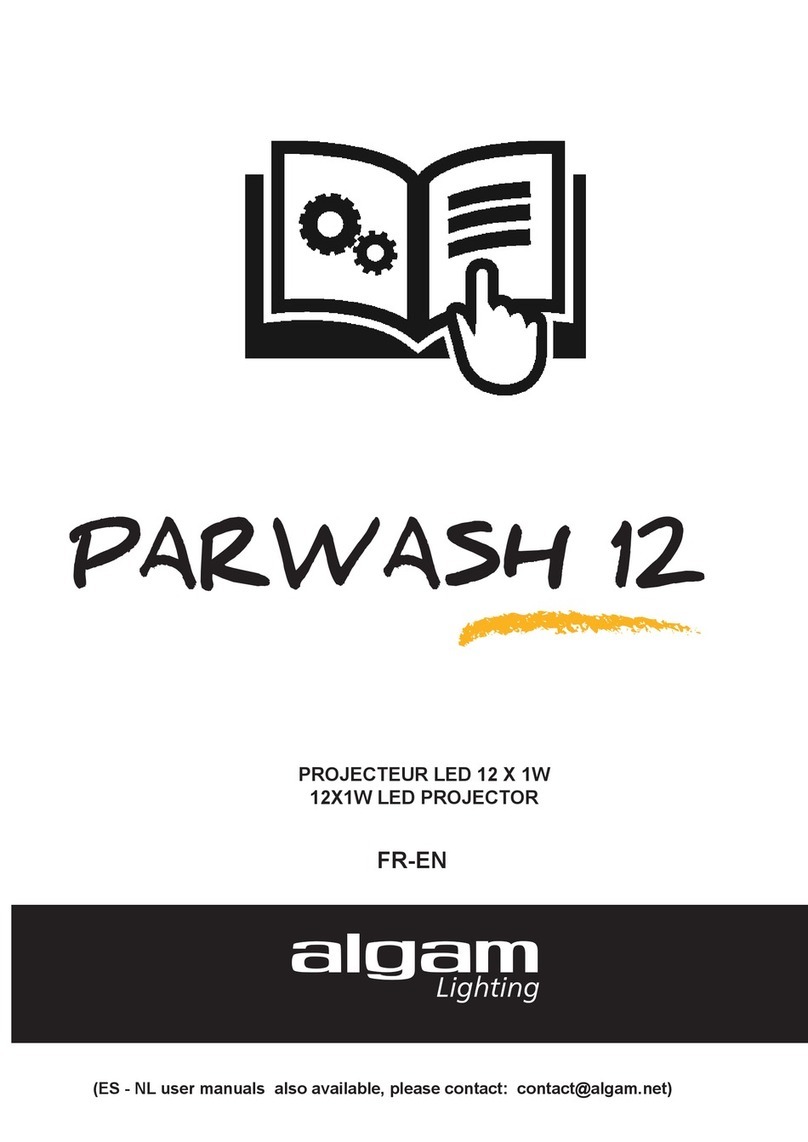 Algam Lighting PARWASH 12 User manual