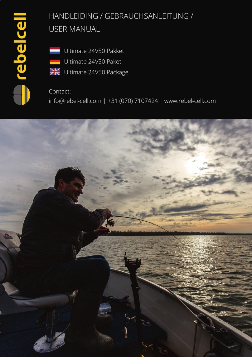 Rebelcell Ultimate 24V50 Angling user manual