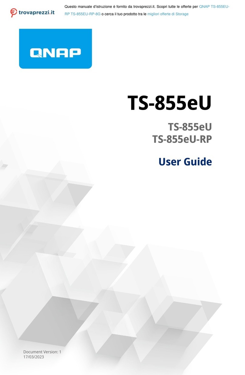 QNAP TS-855eU User manual