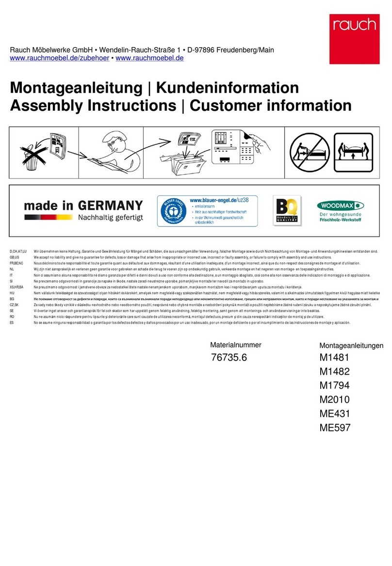 Rauch M1481 Assembly instructions