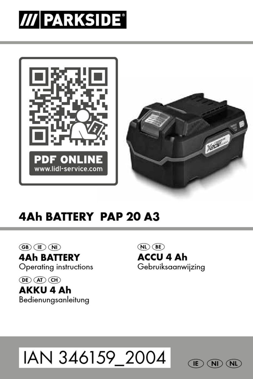 Parkside PAP 20 A3 operating instructions