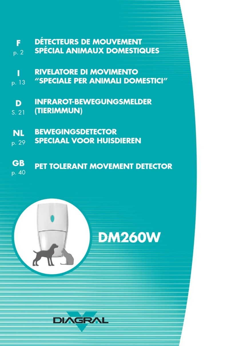 diagral DM260W User manual