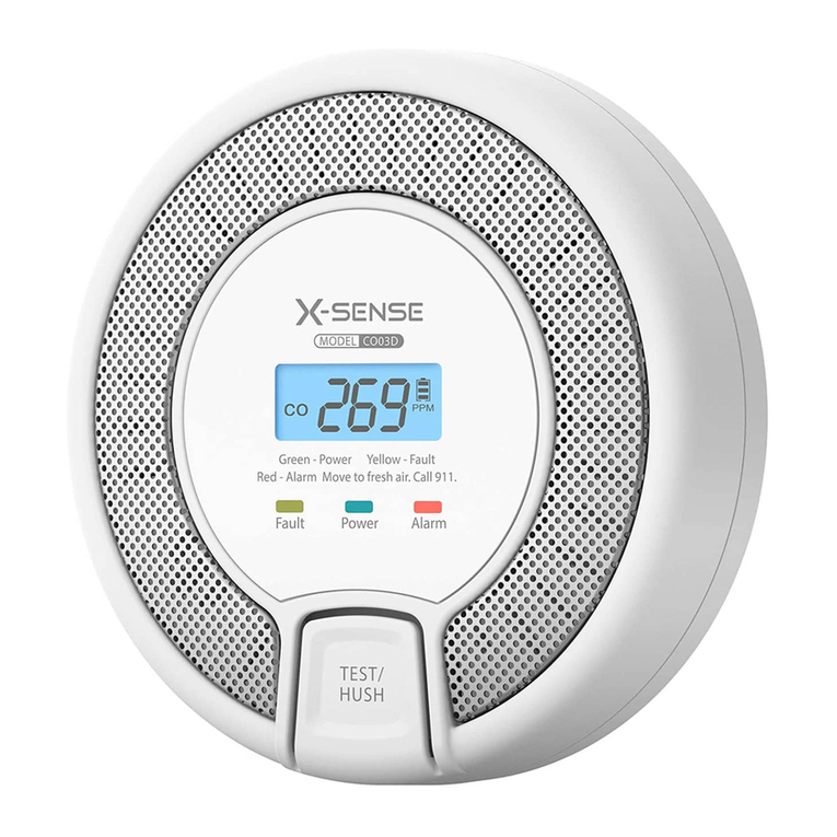 x-sense CO03D user manual