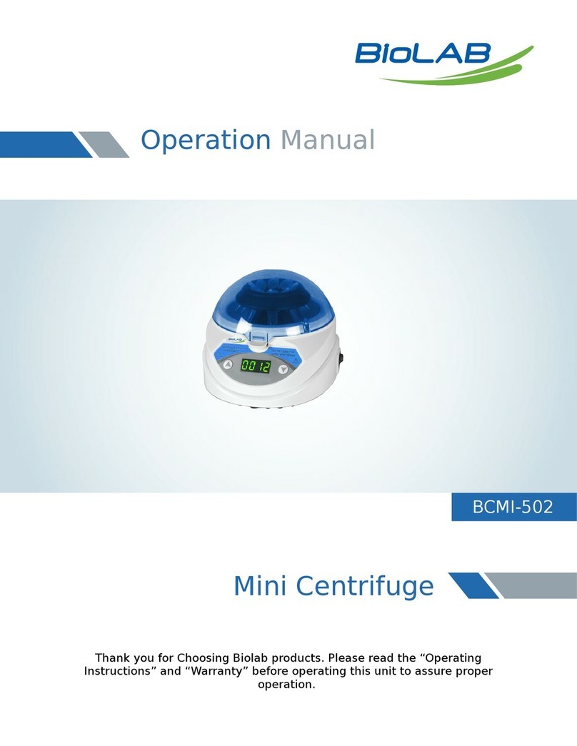 BioLAB BCMI-502 Operation manual