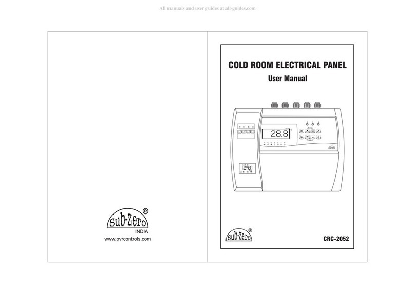 Sub-Zero CRC-2052 User manual