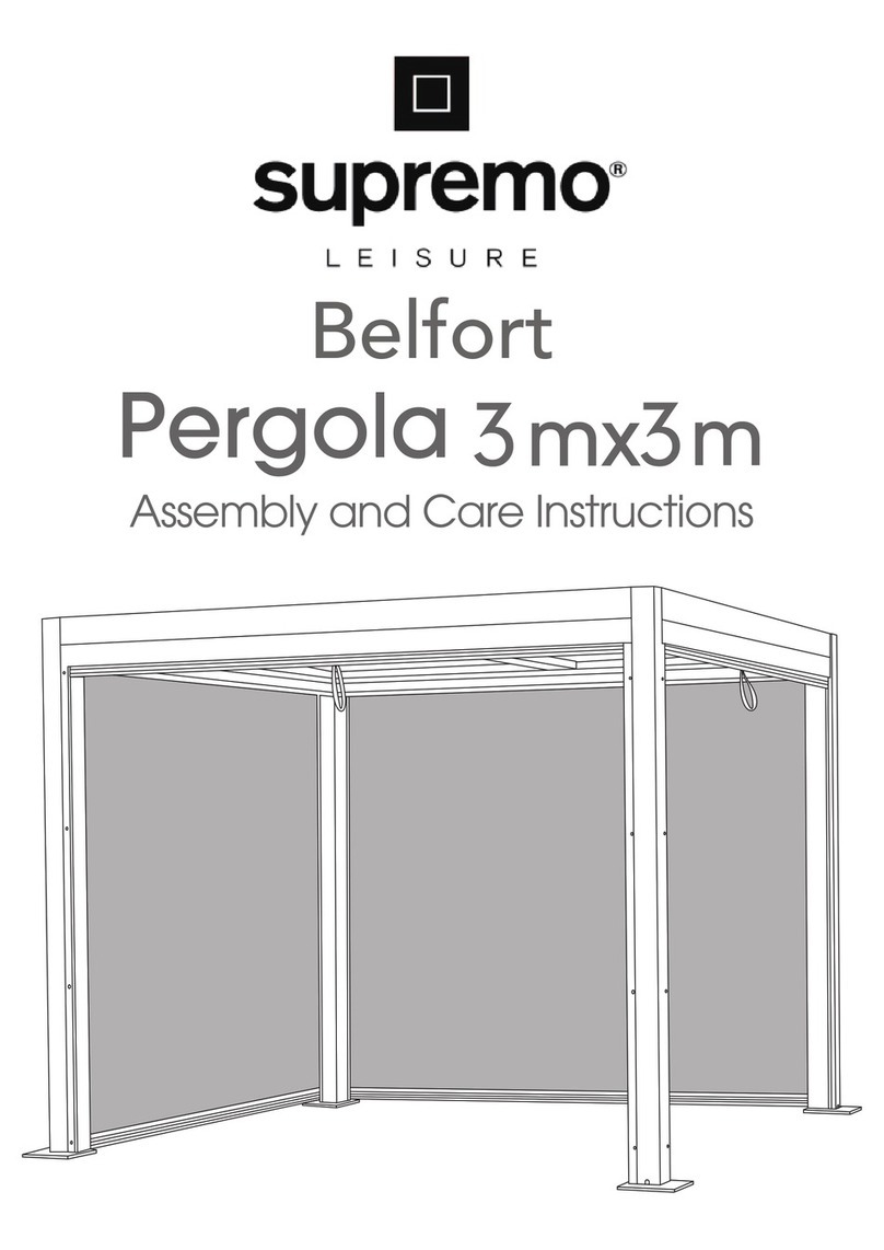 supremo LEISURE Belfort Assembly and care instructions supremo LEISURE Belfort Assembly and care instructions