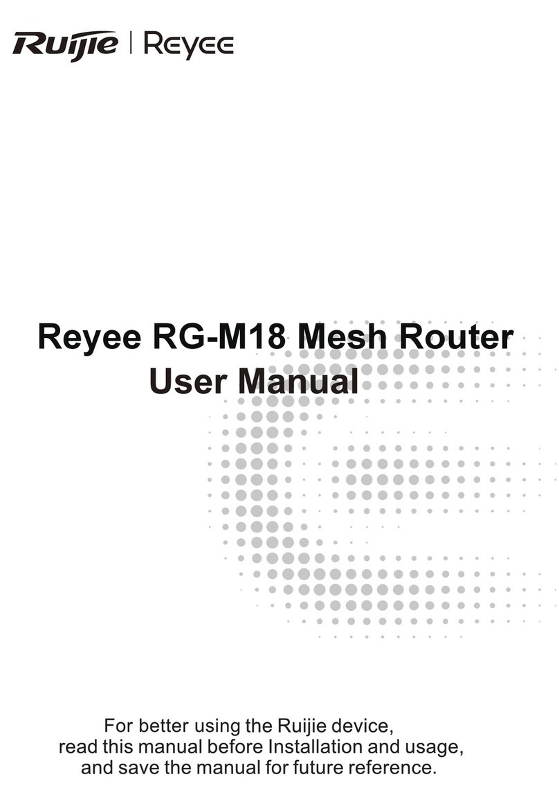 Ruijie Reyee RG-M18 User manual