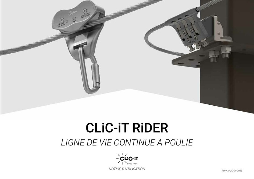 CLiC-iT RiDER Instruction and maintenance manual CLiC-iT RiDER Instruction and maintenance manual