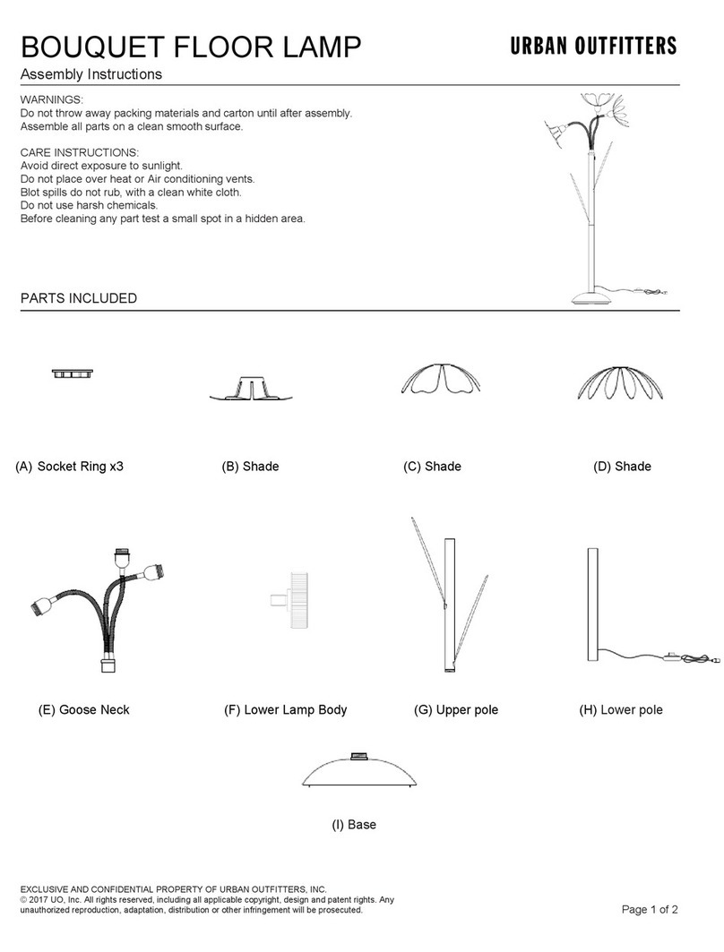 URBAN OUTFITTERS BOUQUET Assembly instructions