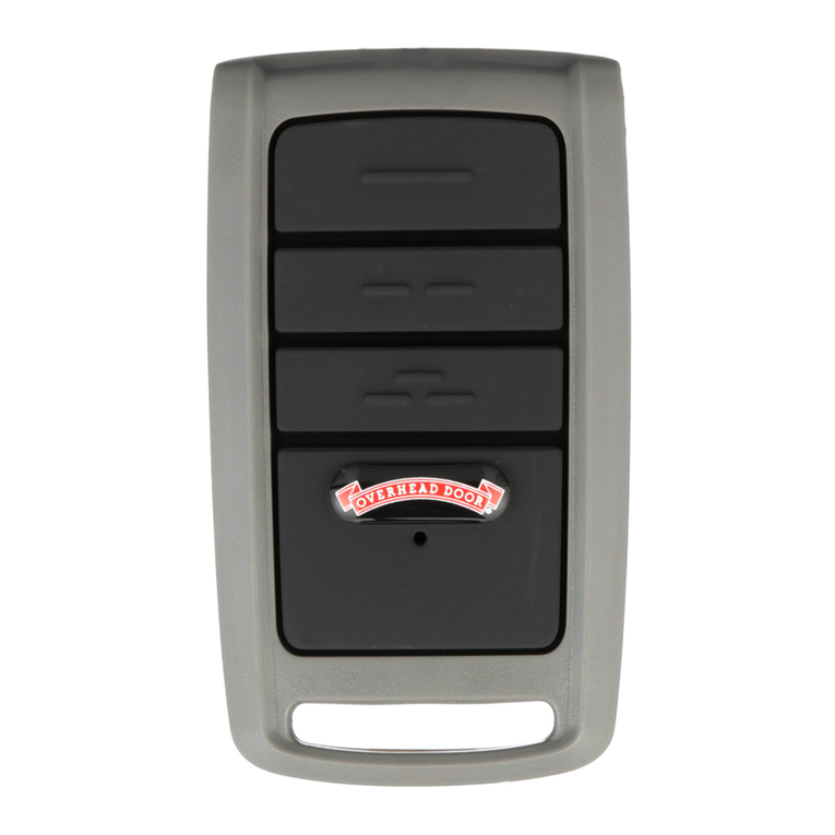 Overhead door 03T user manual