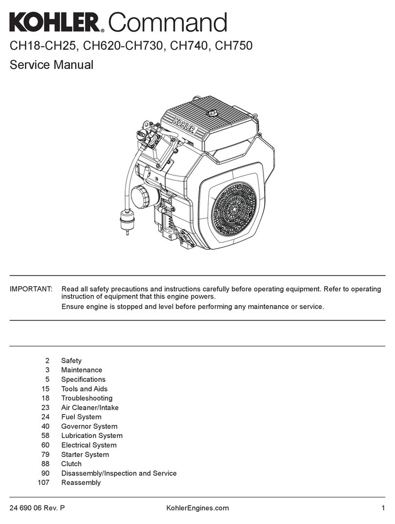 Kohler COMMAND CH18 Service manual Kohler COMMAND CH18 Service manual