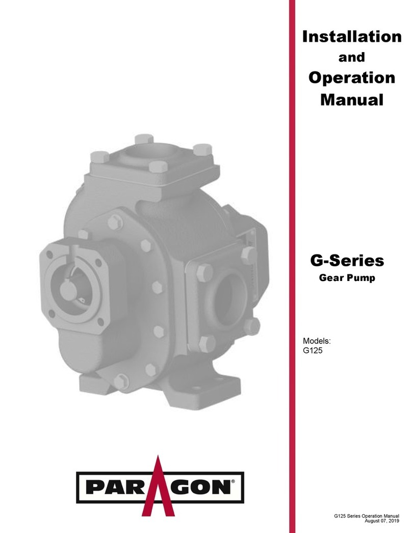 Paragon G Series Installation and operation manual