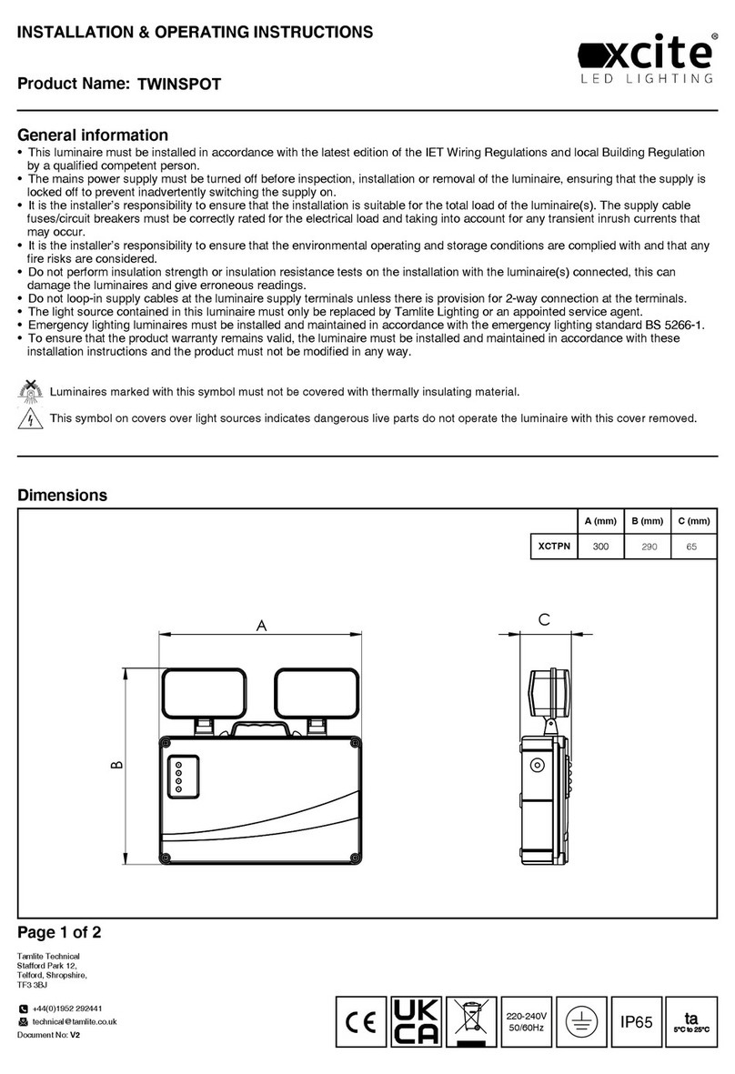 X-Cite TWINSPOT Manual