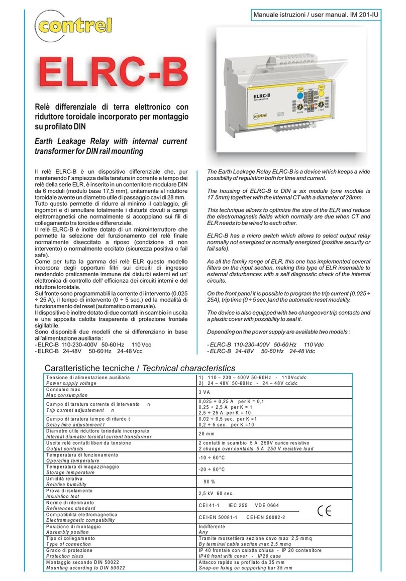 Contrel ELRC-B user manual