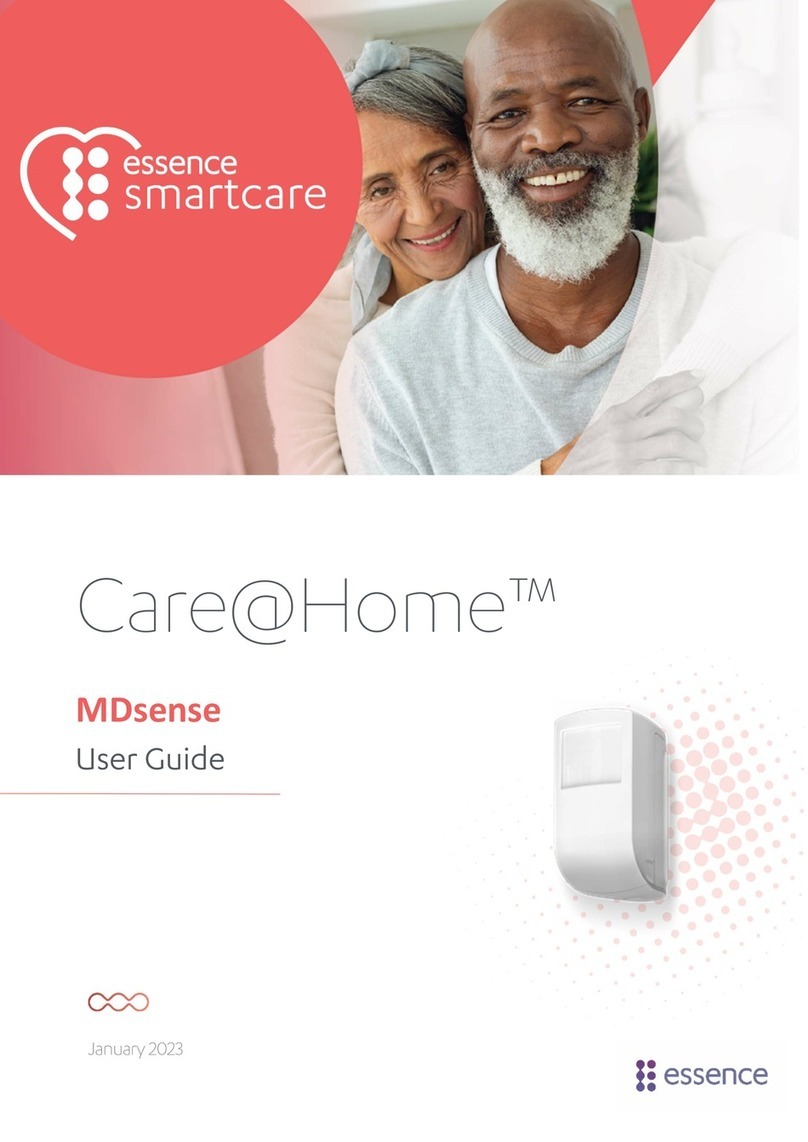 Essence Smartcare Care@Home MDsense user guide Essence Smartcare Care@Home MDsense user guide